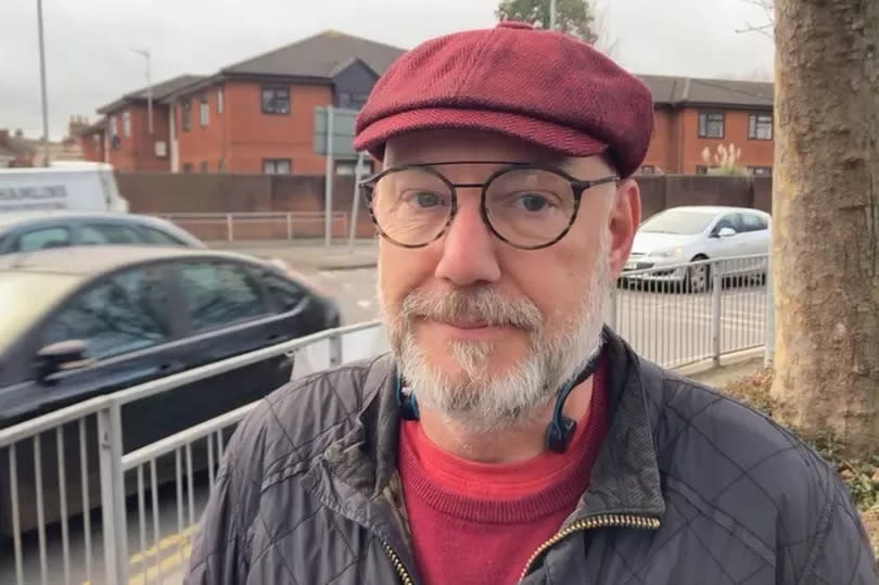 Councillor Leigh Redman (Labour, Bridgwater North and Central) at the Cross Rifles roundabout