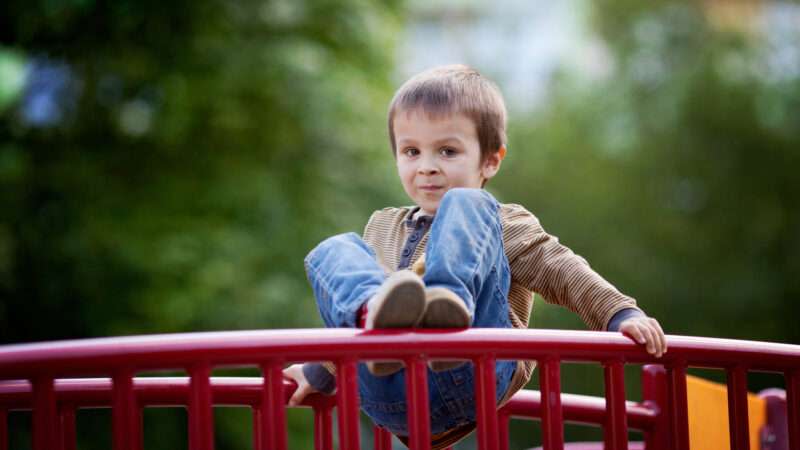 Kid playing