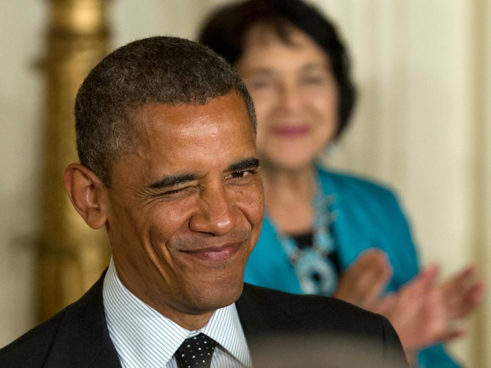 obama wink