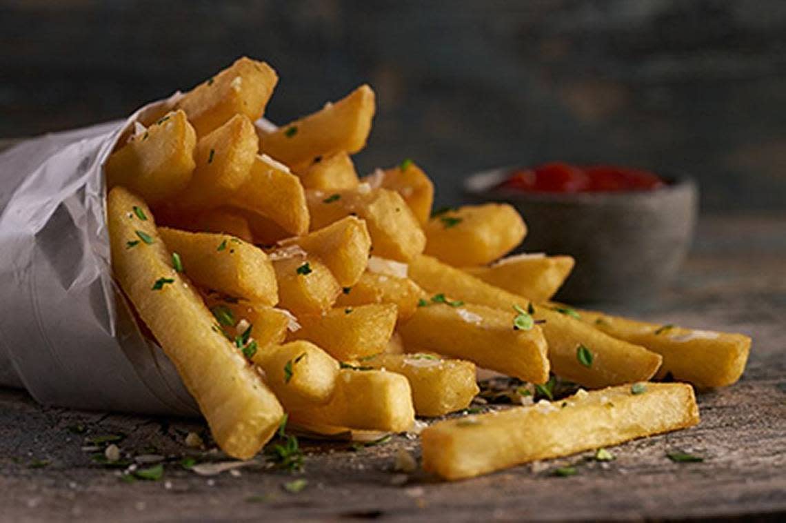 Lamb Weston french fries. F. Gilbert “Gib” Lamb founded Lamb Weston as a pea processor in 1950 in Weston, Oregon. He later developed a new potato-slicing process, and in 1961 he opened the company’s first frozen-potato plant in American Falls.