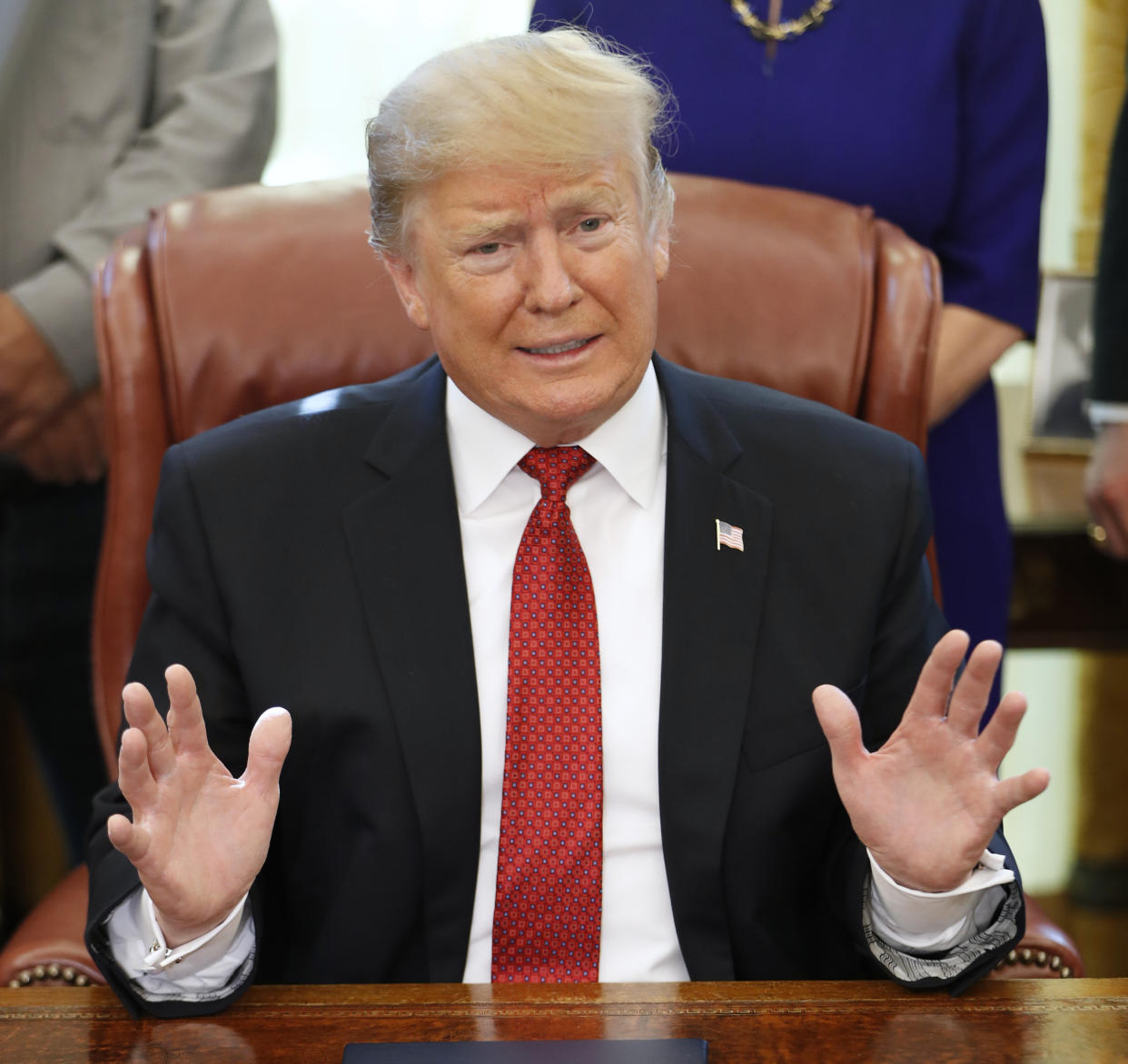 Last year President Donald Trump blocked an automatic 2.1 percent increase for federal government employees for 2019.&nbsp; (Photo: ASSOCIATED PRESS)