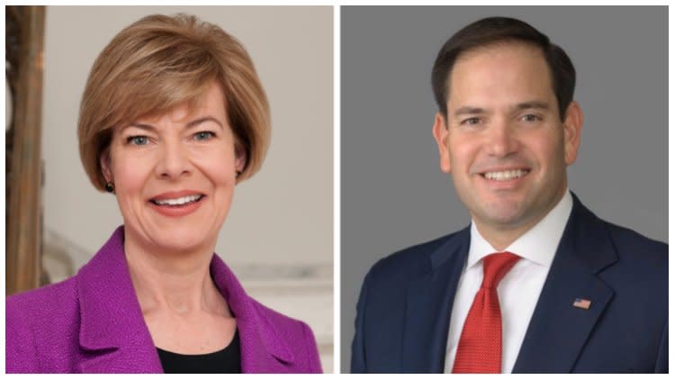 Tammy Baldwin and Marco Rubio