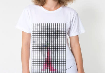La camiseta de la polémica (con censura) / Foto: American Apparel