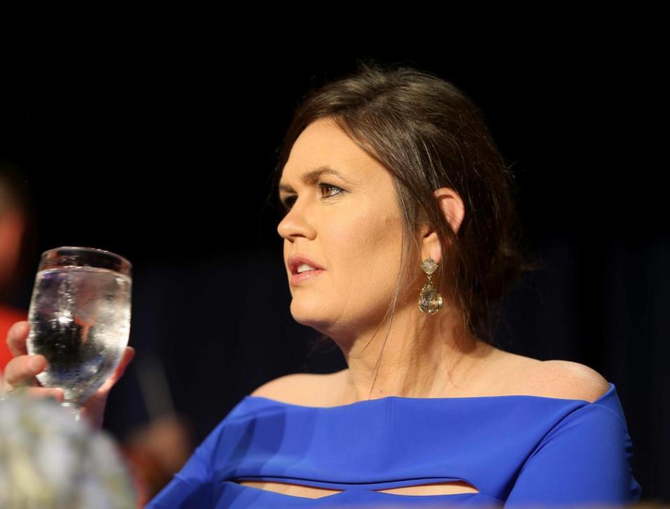 Sarah Huckabee Sanders at the 2018 White House Correspondents' Dinner (Getty)