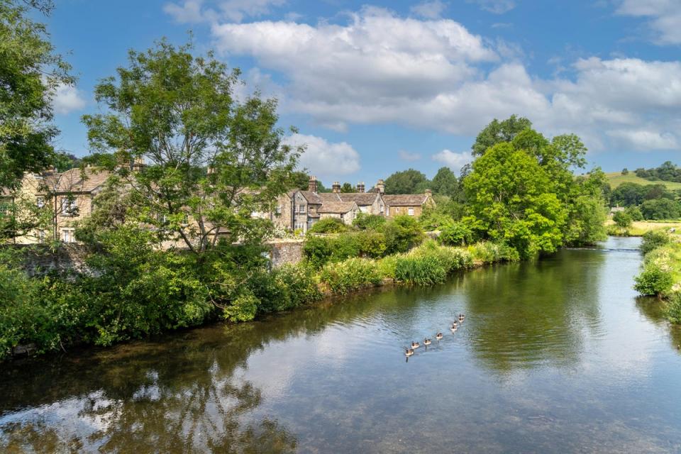 The River Wye flows past Bakewell, the Peak District’s only town (Getty Images/iStockphoto)