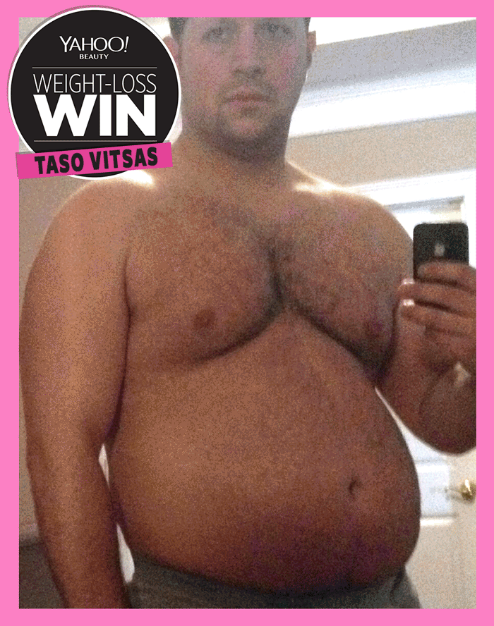 Taso Vitsas lost 50 pounds.