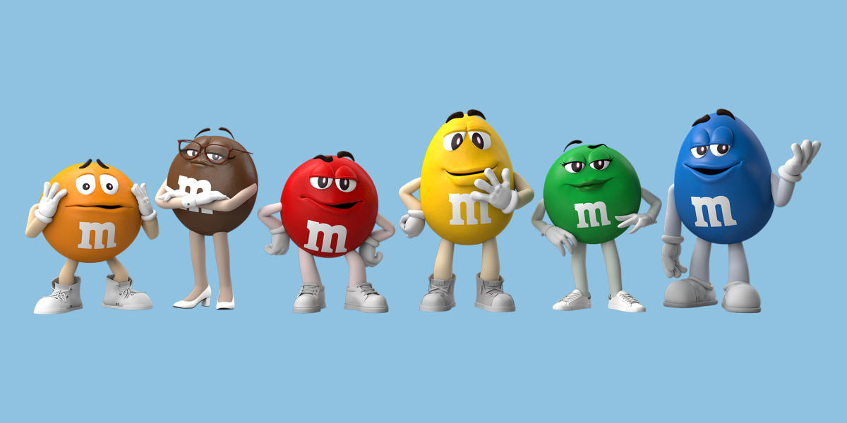 Blue M&Ms Welcome A Healthy New Year