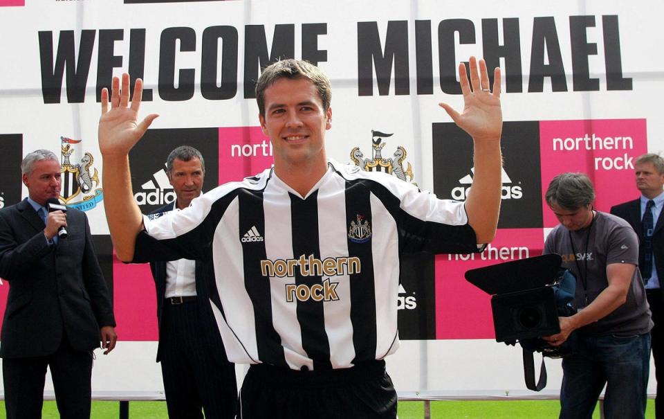Michael Owen joined Newcastle from Real Madrid in August 2005 (PA) (PA Archive)