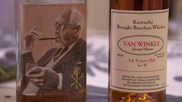 Since 1935 the Van Winkles, of Louisville, has been producing a whiskey now so sought-after that this spirited product is a Holy Grail for aficionados. / Credit: CBS News