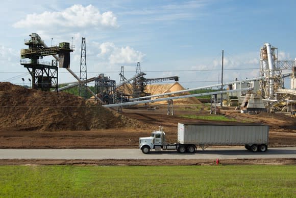 One of Enviva's wood processing plants.