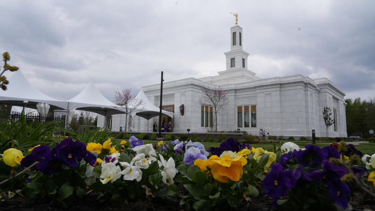 The Ohio Temple of The Church of Jesus Christ of Latter-day Saints in Columbus. Leaders of the church announced April 7 that Greater Cincinnati soon would get a temple, too. They haven't disclosed details or a location, but the church recently purchased land in Mason.