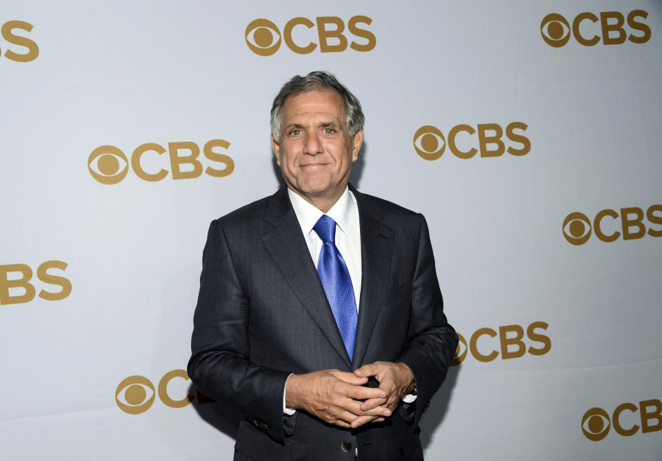 FILE - Then-CBS president Leslie Moonves attends the CBS Network 2015 Programming Upfront at The Tent at Lincoln Center on May 13, 2015, in New York. CBS and the former president Moonves will pay $30.5 million as part of an agreement with the New York attorney general's office to compensate the network's shareholders, as part of an insider trading investigation and for concealing sexual assault allegations against Moonves, announced Wednesday, Nov. 2, 2022. (Photo by Evan Agostini/Invision/AP, File)