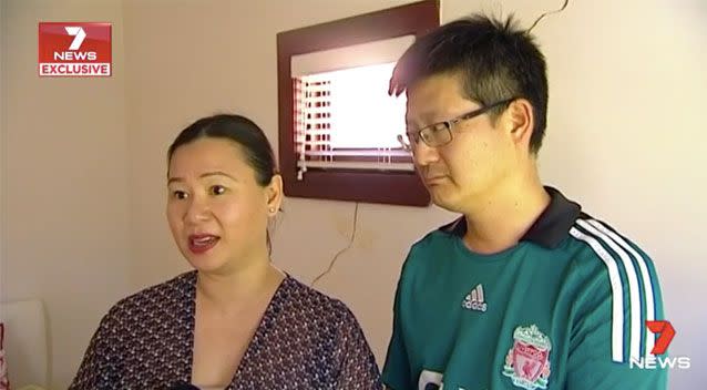 Christine Wong Wan Po and her partner have had to close off parts of their home as its deemed unsafe. Source: 7News