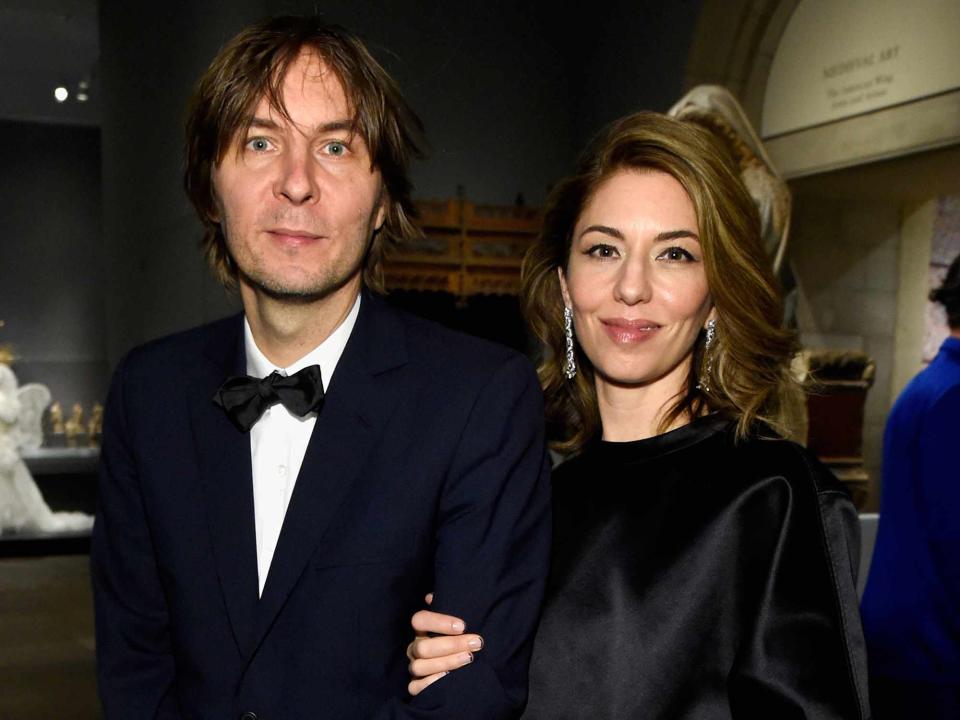 <p>Kevin Mazur/MG18/Getty </p> Thomas Mars and Sofia Coppola at The Metropolitan Museum of Art in May 2018.