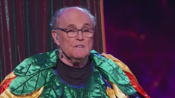 Rudy Giuliani’s appearance on “The Masked Singer.”