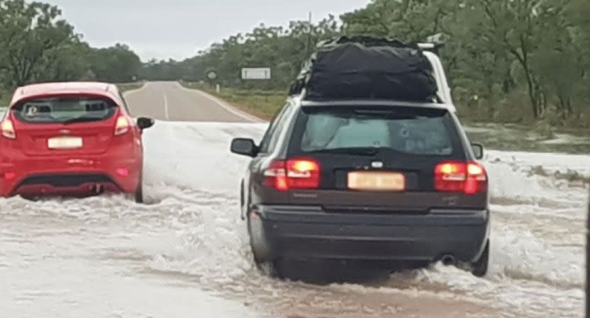 Flooding is now the major concern in the State's north. Source: Twitter/DFES