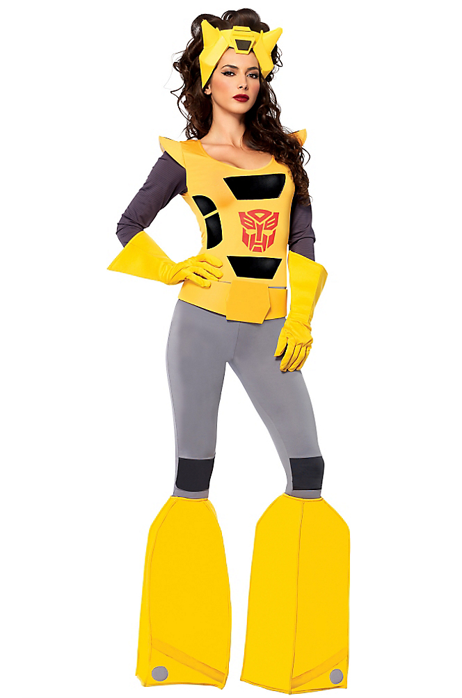 <p>The plucky Volkswagen Beetle probably never imagined a transformation like this. Even the Decepticons would groan over the <a rel="nofollow noopener" href="http://www.partycity.com/product/adult+sassy+bumblebee+costume+transformers.do?sortby=ourPicks&page=3&navSet=110777" target="_blank" data-ylk="slk:saucy costume version;elm:context_link;itc:0;sec:content-canvas" class="link ">saucy costume version</a> of the supercar.<br>(Photo: Partycity.com) </p>