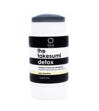 <p><strong>What to Try:</strong> The Takesumi Detox Bamboo Charcoal Deodorant is one of the few natural stick deodorants on the market. Think of it as a way to reset sweat glands and expel toxins. </p><p><span>The Takesumi Detox Juicy Bamboo Deodorant, $21, <a rel="nofollow noopener" href="http://kaianaturals.com/product/takesumi-detox-juicy-bamboo/" target="_blank" data-ylk="slk:kaianaturals.com;elm:context_link;itc:0;sec:content-canvas" class="link "><u>kaianaturals.com</u></a>. <br></span></p>