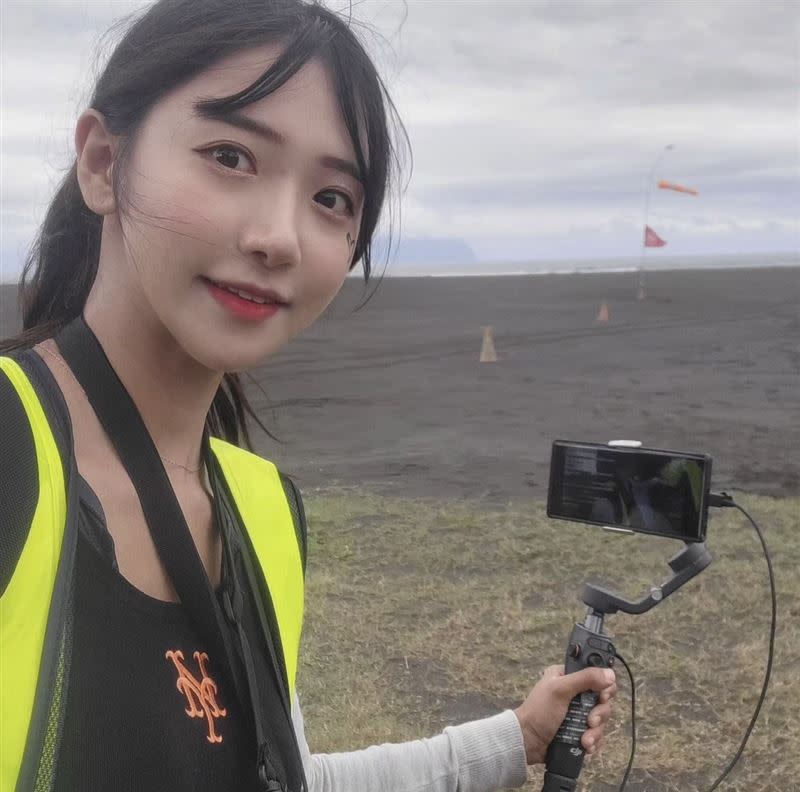 南韓實況主企鵝妹近日正在台灣進行徒步環島。（圖／翻攝自企鵝妹IG）