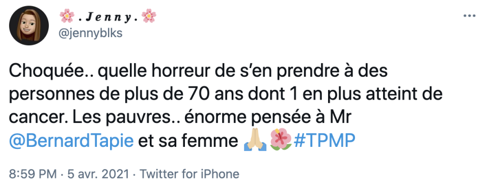 Ce lundi 5 avril, Stéphane Tapie était invité dans TPMP et a livré un témoignage glaçant sur le cambriolage et l'agression de son père et sa belle-mère, Bernard et Dominique Tapie.