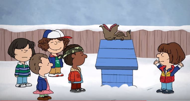 This “Stranger Things” and “Peanuts” mashup is the best thing you’ll see all day