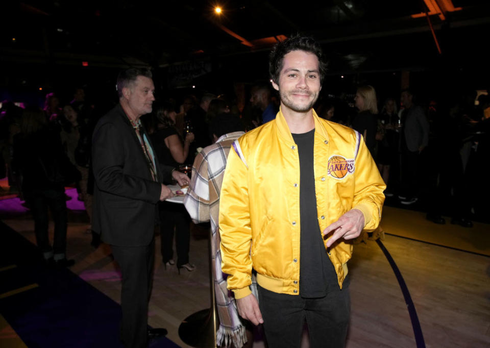 Dylan at HBO's "Winning Time" premiere in Los Angeles