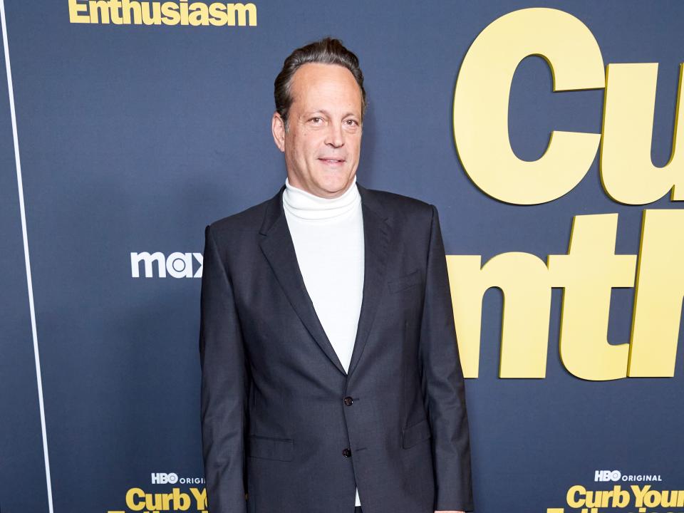 Vince Vaughn at the "Curb Your Enthusiasm" Season 12 Los Angeles Premiere on January 30, 2024.