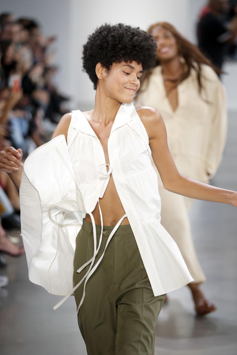 <h1 class="title">Deveaux New York - Runway - September 2019 - New York Fashion Week</h1><cite class="credit">Victor VIRGILE/Gamma-Rapho via Getty Images</cite>