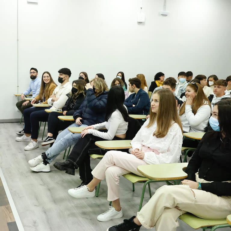 La princesa Leonor en un evento de ciberseguridad