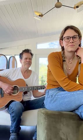 <p>kevin bacon/instagram</p> Kevin Bacon and daughter Sosie Bacon