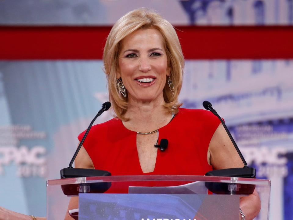 Fox News commentator Laura Ingraham speaks at the Conservative Political Action Conference (CPAC) at National Harbor, Maryland, U.S., February 23, 2018.