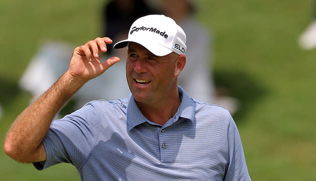 Stewart Cink has the worst golf-hat tan line you'll ever see - Yahoo Sports