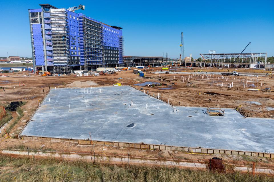 Construction on OKANA continues Nov. 1 in Oklahoma City.