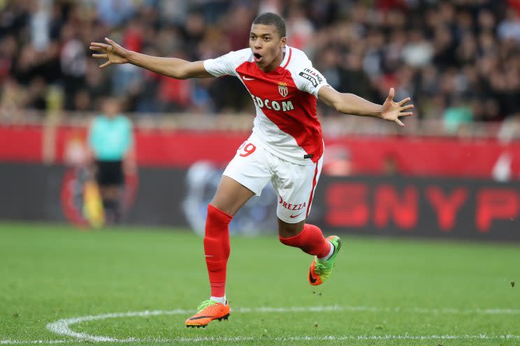 Monaco starlet Kylian Mbappe