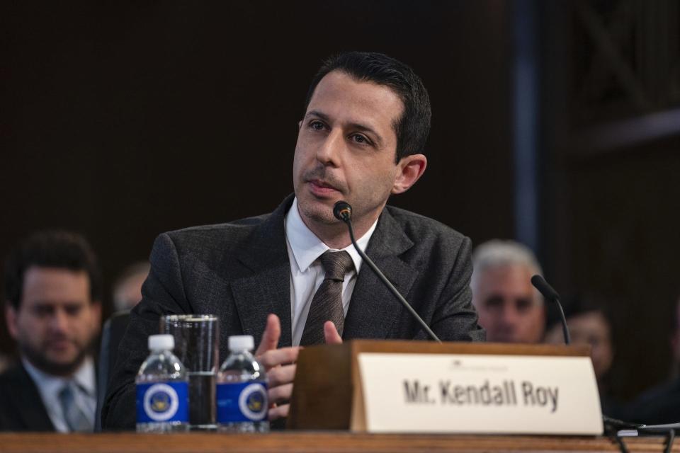 jeremy strong as kendall roy on succession