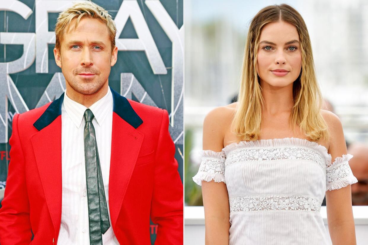 Ryan Gosling attends the "The Gray Man" Netflix Special Screening at Zoopalast on July 18, 2022 in Berlin, Germany. (Photo by Sebastian Reuter/Getty Images for Netflix) Margot Robbie attends the photocall for "Once Upon A Time In Hollywood" during the 72nd annual Cannes Film Festival on May 22, 2019 in Cannes, France. (Photo by Matt Winkelmeyer/Getty Images)