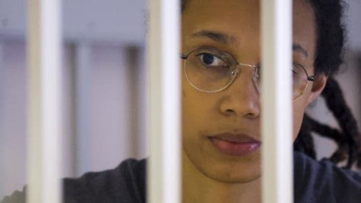Lawyers for American basketball star Brittney Griner filed an appeal Monday of her nine-year Russian prison sentence for drugs possession. Griner, a center for the Phoenix Mercury and a two-time Olympic gold medalist, was convicted on Aug. 4. (Photo: Evgenia Novozhenina/Pool via AP, File)