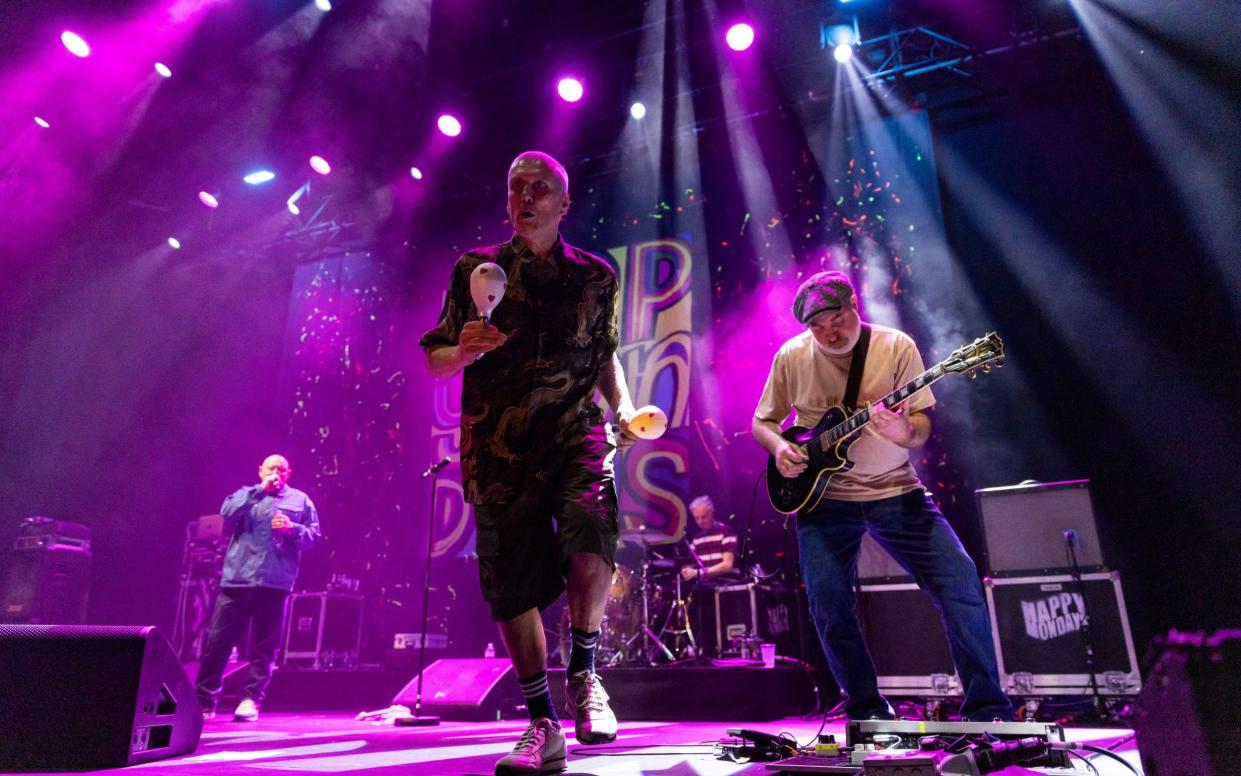 Happy Mondays in concert at Troxy, London