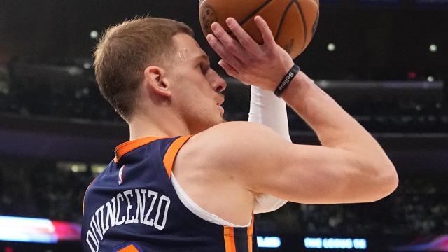 Knicks' Donte DiVincenzo Matches History vs. Jazz