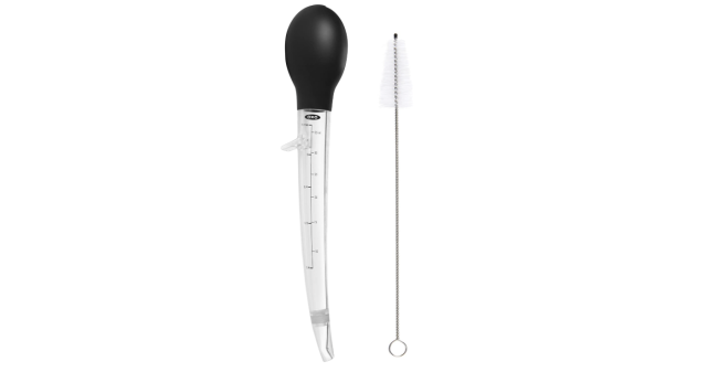 New OXO Good Grips Turkey Baster with Brush Cleaner