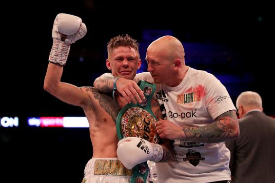 Charlie Edwards pulled off a huge upset to become world champion (Getty)