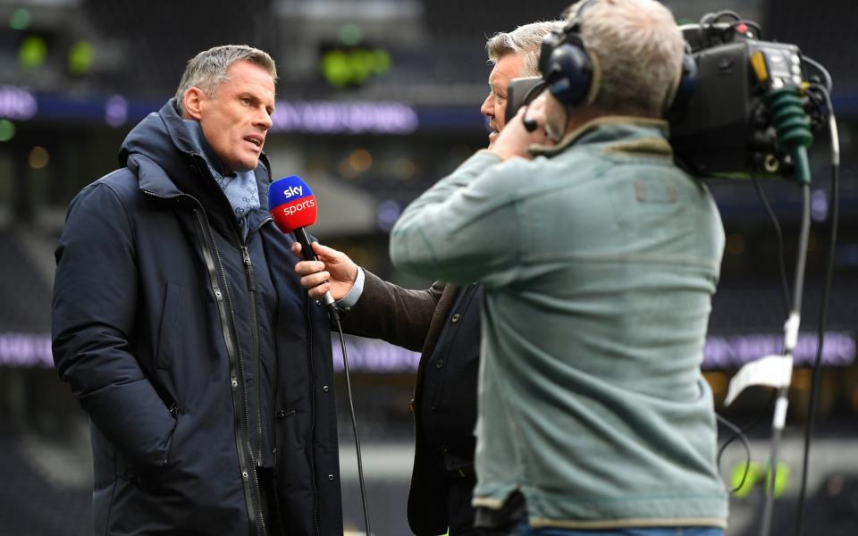 Jamie Carragher labelled his former team 'mentality midgets' - GETTY IMAGES