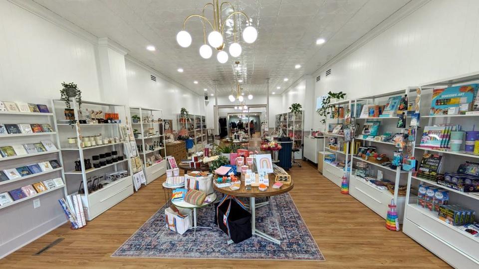 Overall view of the mercantile shop at Jim’s Suits & Tuxedos in Trenton