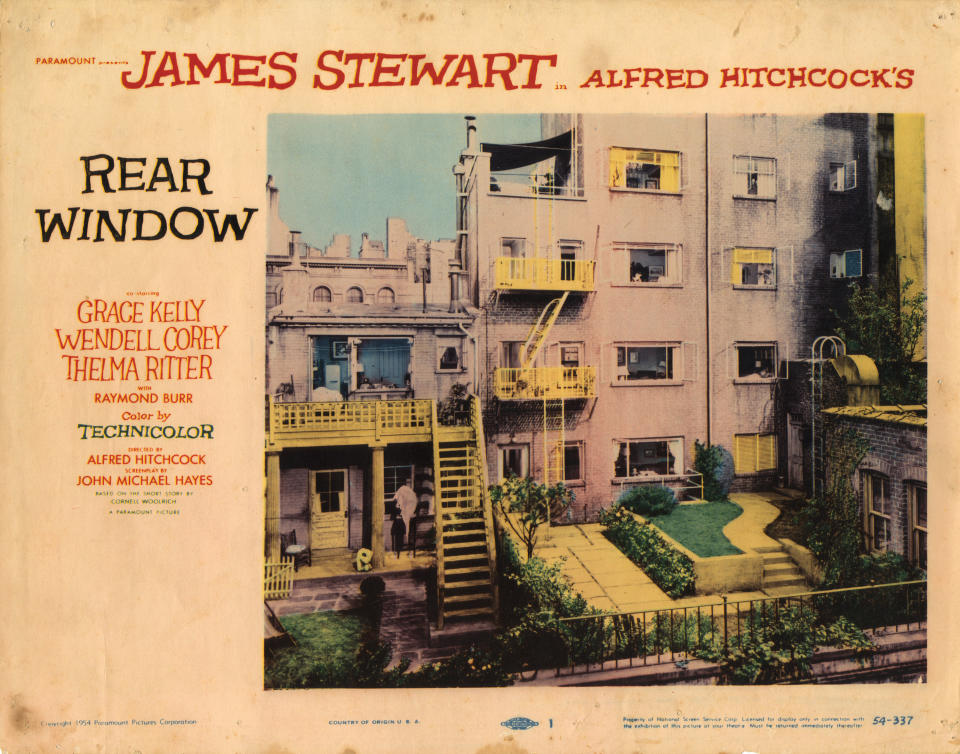 "Rear Window" poster