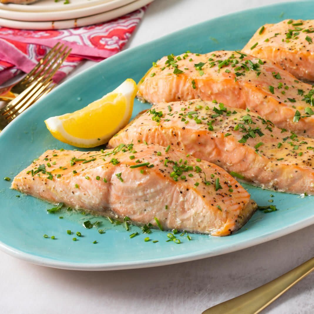 spring dinner ideas baked salmon