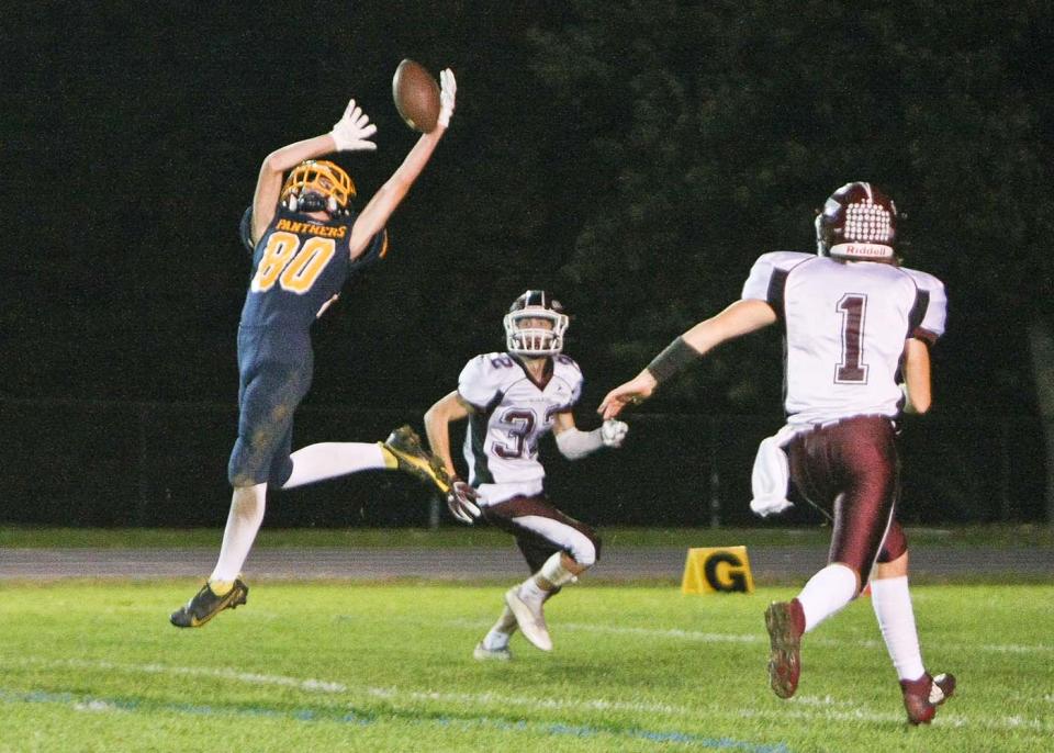 Quabbin junior Bryce Venne (pictured vs. Quaboag two seasons ago) is a crucial component to the Panthers' success.