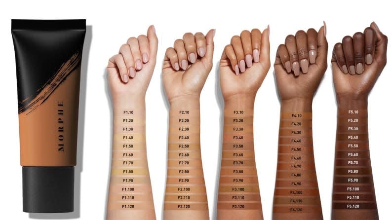 Not need of foundation? Morphe has dozens of eyeshadow palettes to choose from.