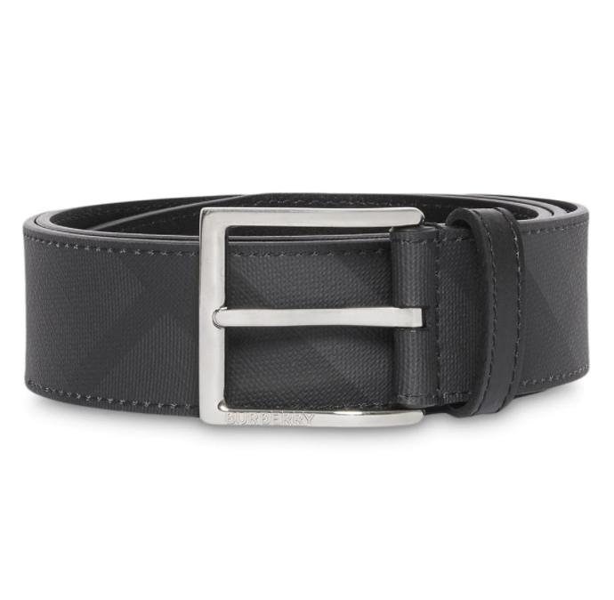 Burberry London Check and Leather Belt