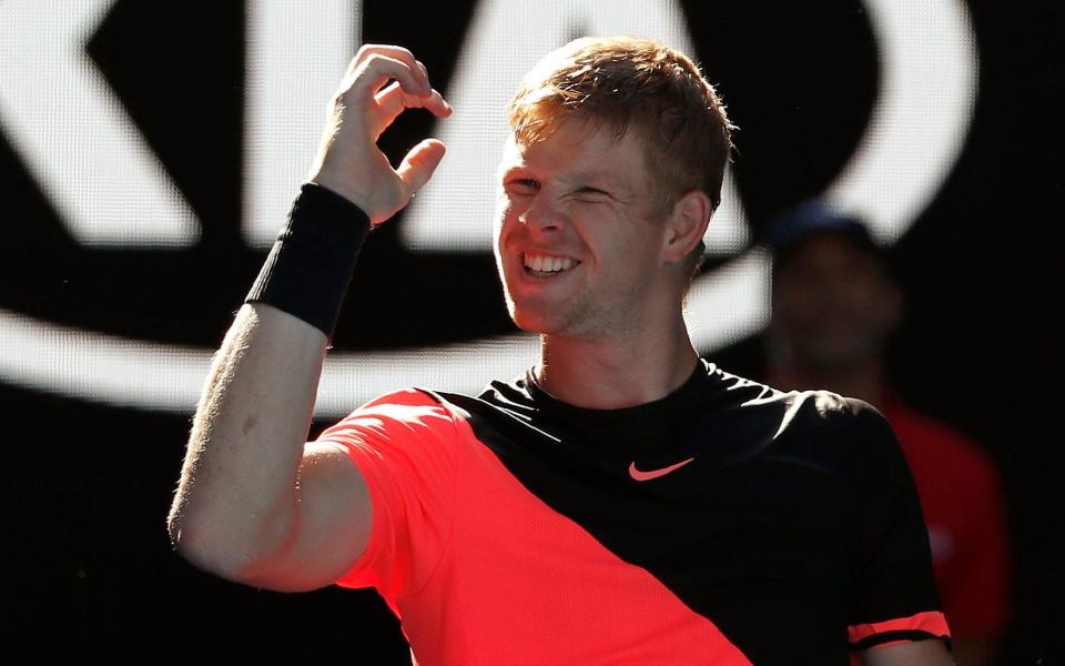 Kyle Edmund has booked his place in the semi-finals of the Australian Open - REUTERS