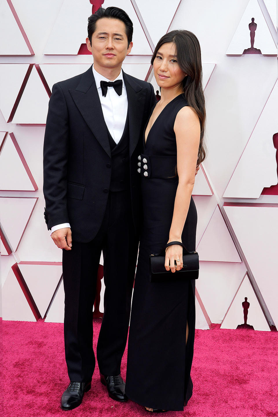 Steven Yeun and Joana Pak